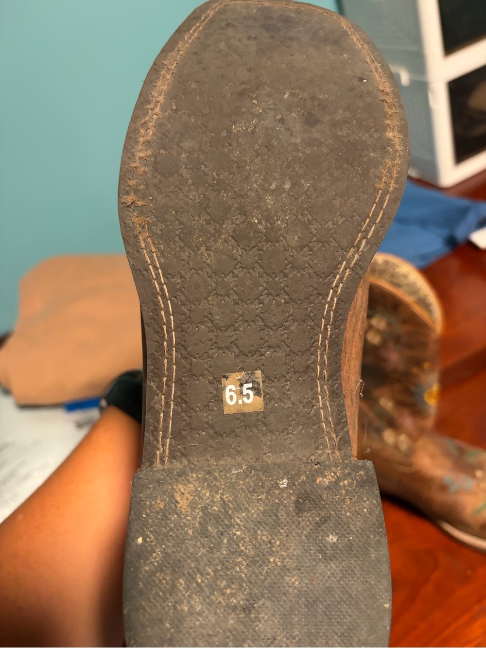 Ariat Brown Leather Women's Cowboy Boots